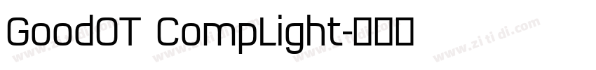 GoodOT CompLight字体转换